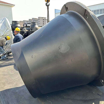 Fenders de borracha cônica com alta absorção de energia, desempenho angular estável e força distribuída uniformemente para docas marítimas