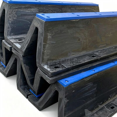 Marine V Fender Dock Bumper com alta absorção de energia Construção de borracha durável e baixa manutenção